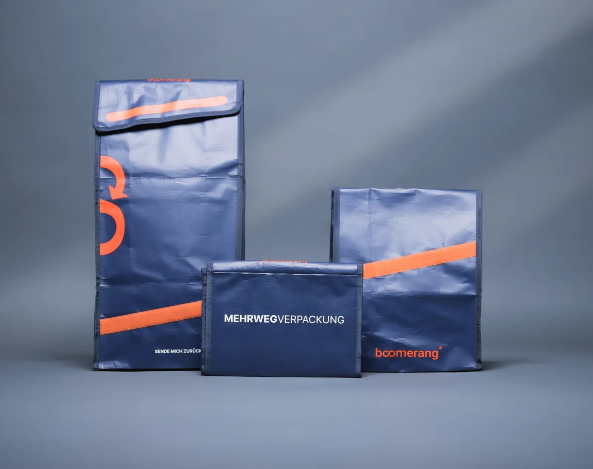 Mehrwegversandtaschen von Boomerang